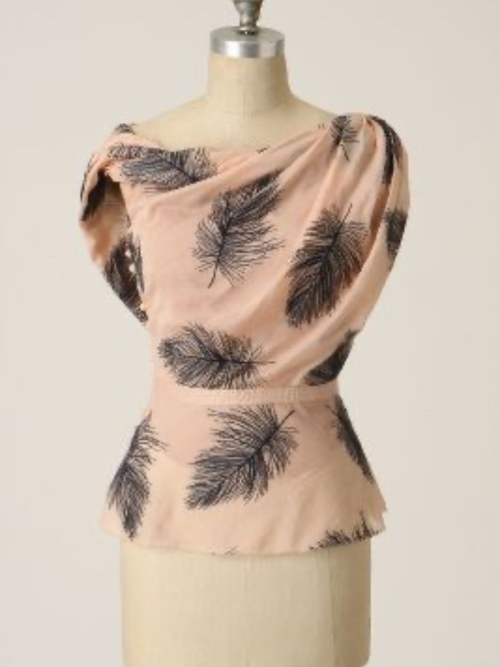 Anthropologie Byron Lars On A Wing Draped Top